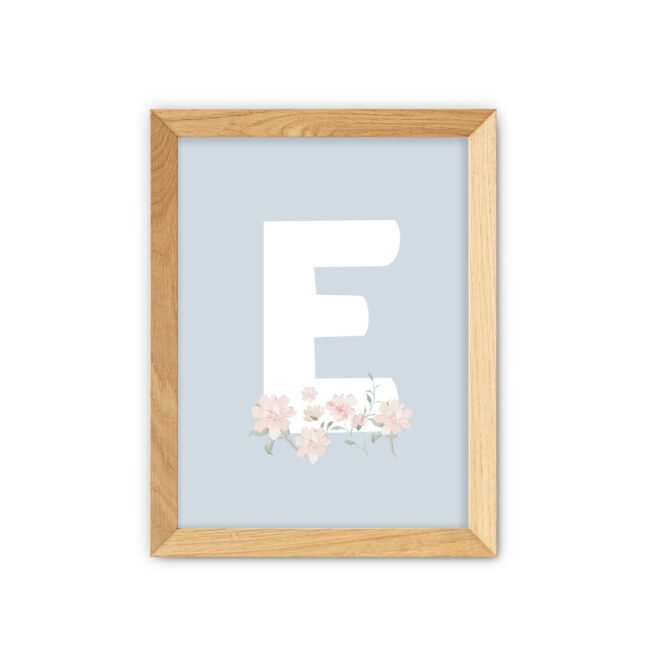 Letras con flores