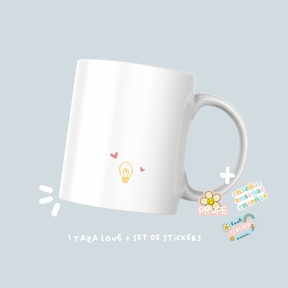 Taza Teach love - Imagen 2