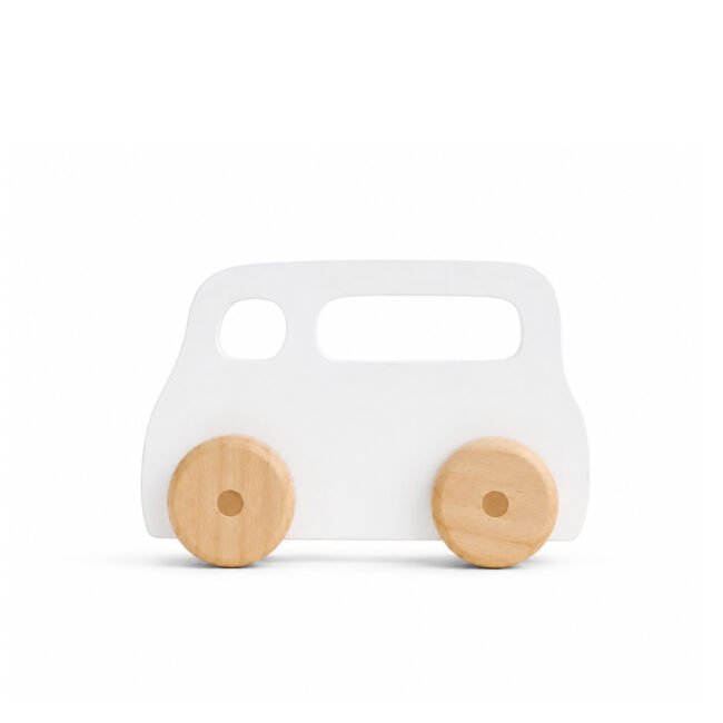 Carrito de Madera - Blanco