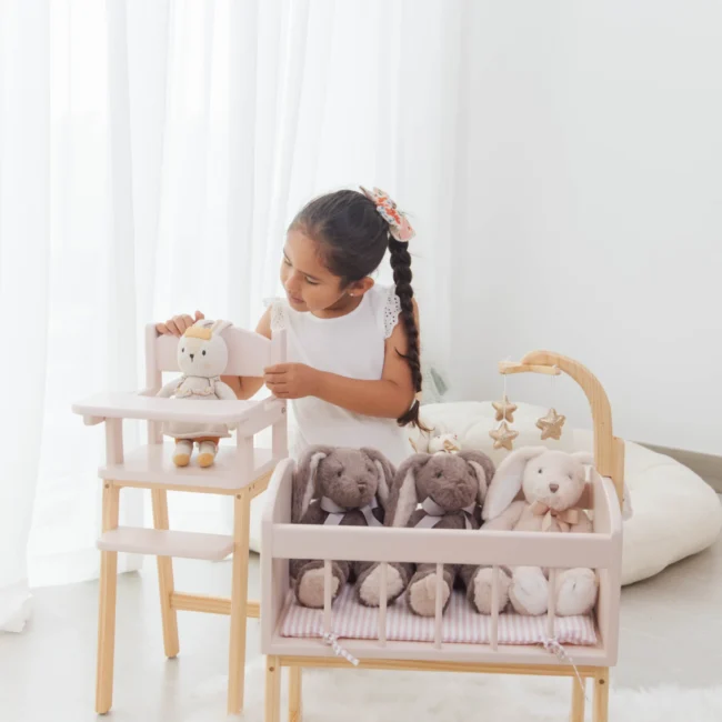 Set de Cuna + Comedor de Muñeca
