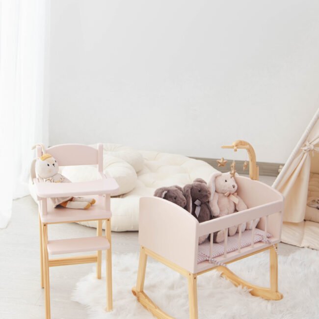 Set de Cuna + Comedor de Muñeca
