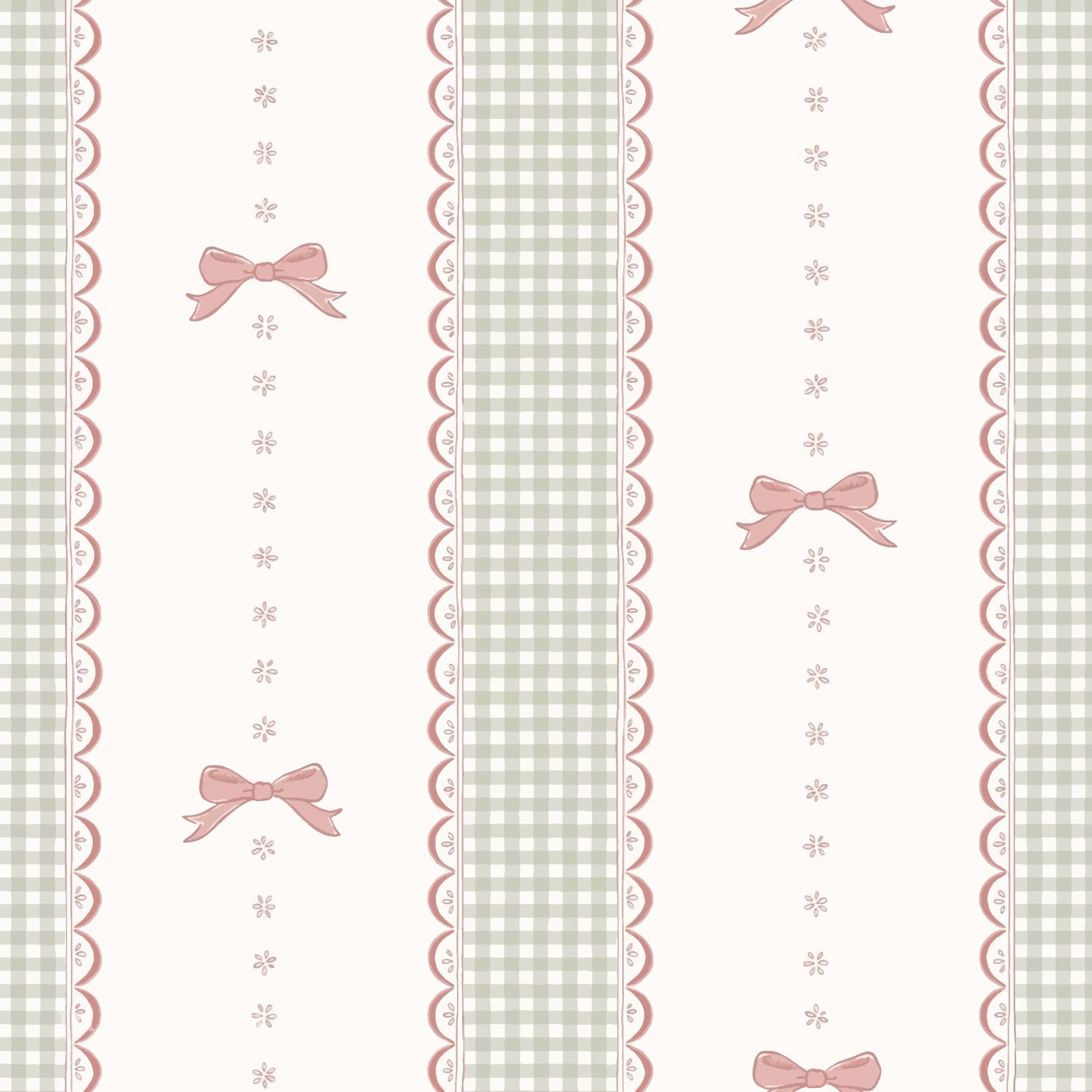 Wallpaper Scarlet Bows