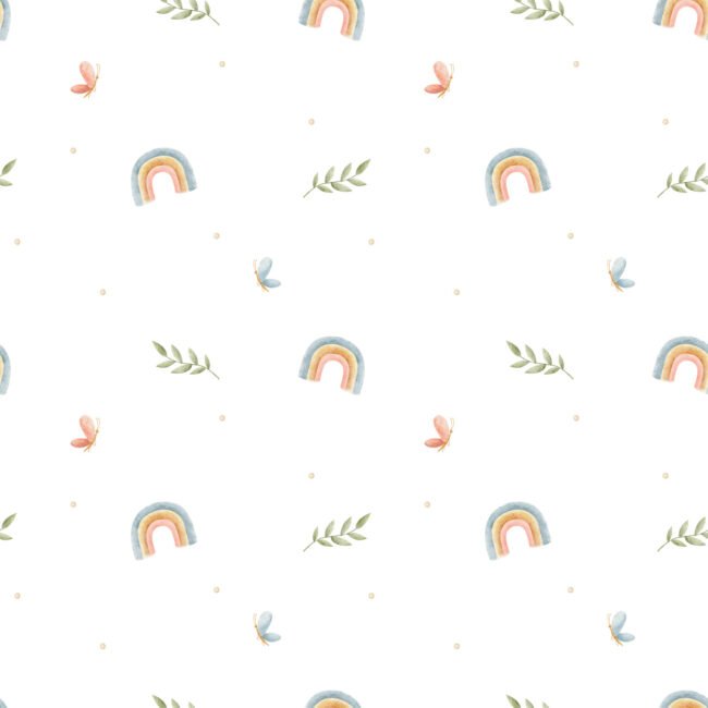 Wallpaper Boho Rainbow