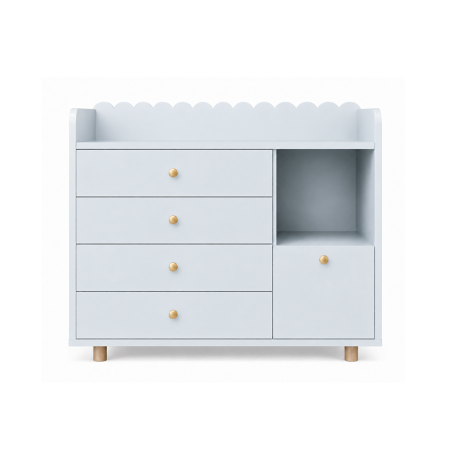 Comoda Cambiador Scalloped
