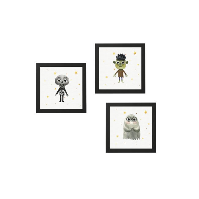 Set de 3 - Monstruitos de Halloween
